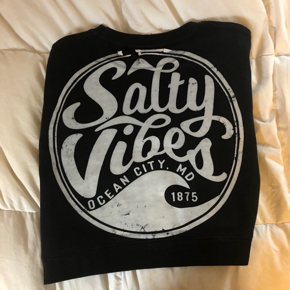 Salty vibes cropped t-shirt